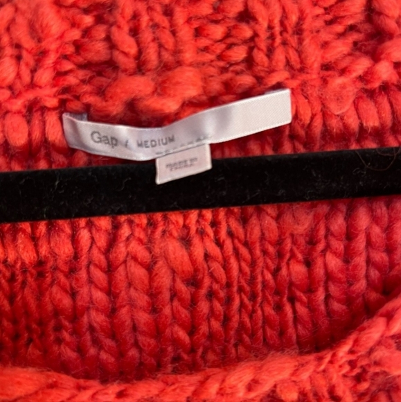 Gap Red Knit Sweater - Picture 3 of 4